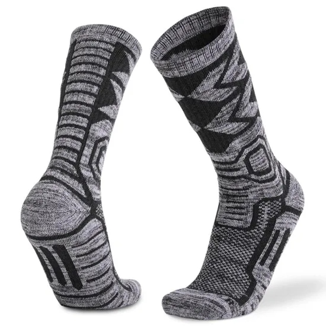 High Quality Compression Socks Men Hiking Socks OEM Winter Padded Towel Socks