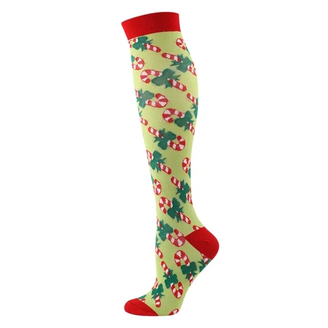 0052 Calf Sports Adult Compression Pressure Socks Over-The-Knee Socks