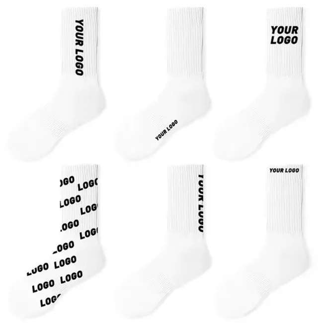 Custom Football Leg Sleeves Calf Compression Football Sock Sleeve Scrunch Cut Sleeve Football Socks for Men