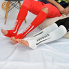 Custom Grip Socks Protector Calf Compression Breathable Shin Guards Soccer Sleeve