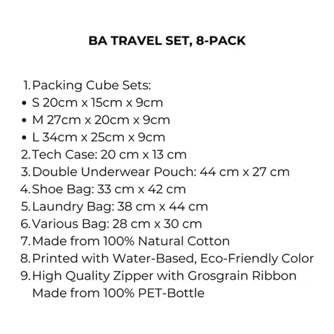 Wholesale Custom Logo Fashion Lightweight Luggage Compression Organizer Packing Cubes Travel Bag