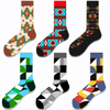 Custom Knit Design Logo Crew Sox Manufacturer Socks, Soft Custom Embroidery Logo Sport Sock, Unisex Black and White Socks