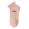 Casual Socks with Customized Logo Sustainable Unisex Embroidery Short Socks Crew Socks for Summer Autumn