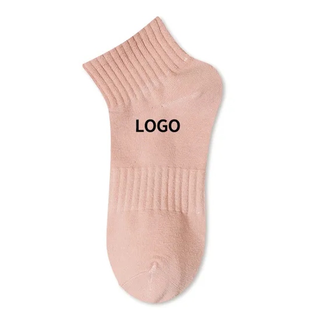 Casual Socks with Customized Logo Sustainable Unisex Embroidery Short Socks Crew Socks for Summer Autumn