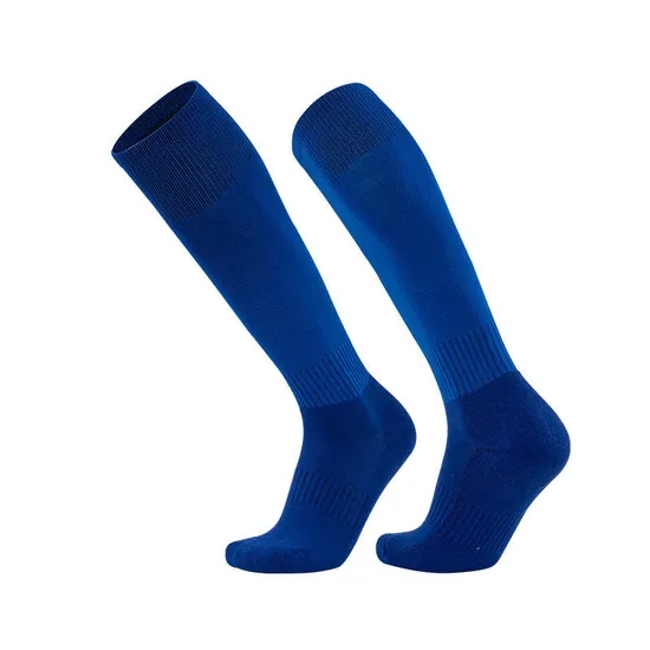 Custom Logo Upgraded Sporty Anti Slip Football Sock Long High Quality Sporty Knee High Grip Compression Soccer Socks