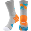 Customized MID Calf Towel Soled Sports Socks Breathable and Sweat Absorbent Basketball Socks.