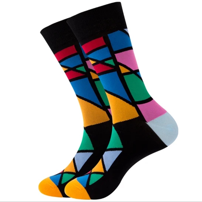 Fruit Print Women′s Street Tube Cotton Socks 79styles