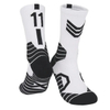 Wholesale Custom Knit Embroidered Basketball Crew Socks Custom Logo Sports Athletic Cycling Terry Socks with Logo