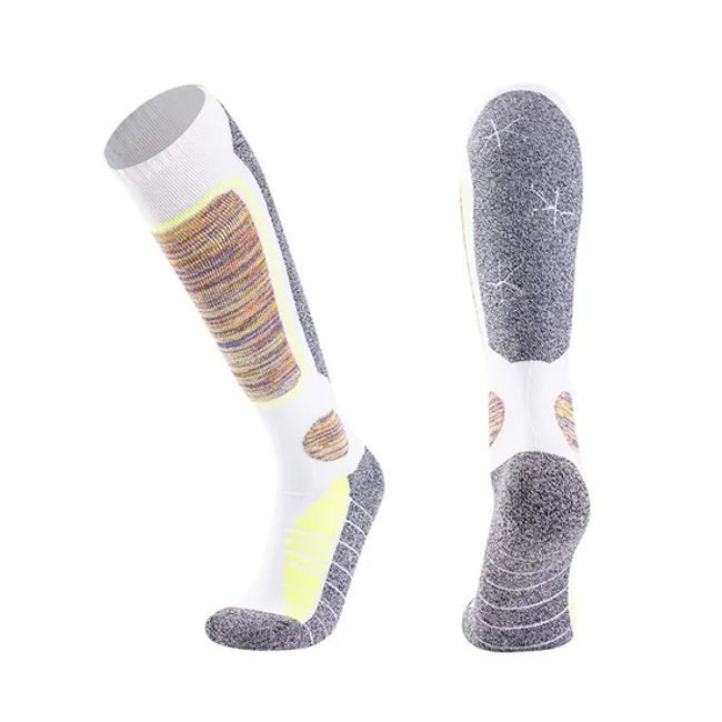 Customized Winter Padded Towel Foot Hiking Socks Adult Single and Double Board Outdoor Ski Socks