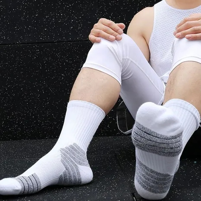 Chinese Producer Unisex Knee High Solid Sport Compression Football Socks