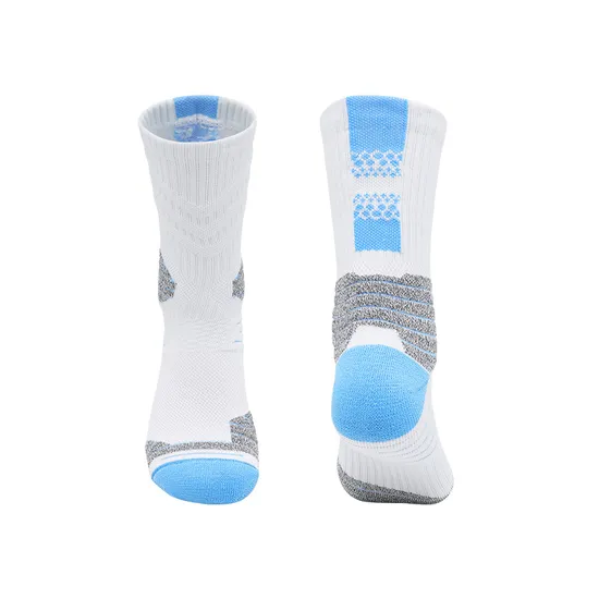 Gy9-3367 #High Elastic Sports MID-Calf Basketball Socks for Adults