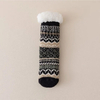 Lamb′s Wool Floor Socks Women′s Autumn and Winter Padded Thickened Warm Non-Slip Silicone Home Socks Ethnic Style MID-Calf Socks