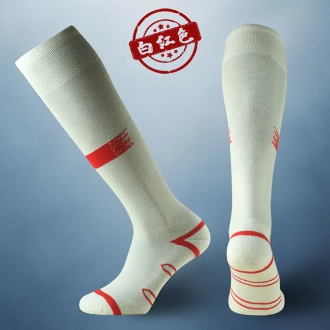 Customized Long Tube Football Socks for Men, Thickened Towel Bottom Sports Socks with High Tube