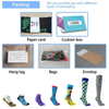 Wholesale Customized Logo Compression Nylon Coolmax Men′s Cycling Socks