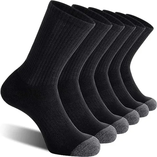 Custom Design Cotton Soft Plus Size Solid Color Men Adults Sports Socks