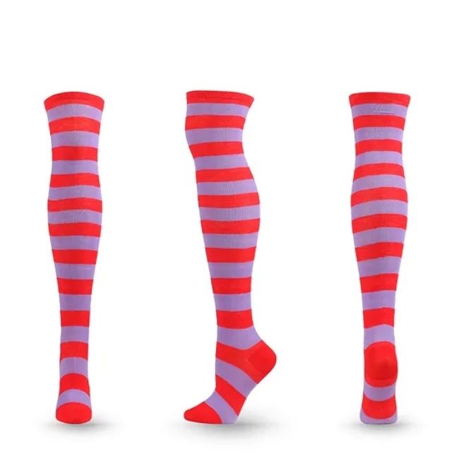 Wholesale Low MOQ on Fashionable Compression Socks with Custom Logo Design Socks