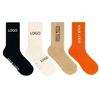 Low MOQ Design Ankle Sports Breathable Custom White Cycling Socks for Men
