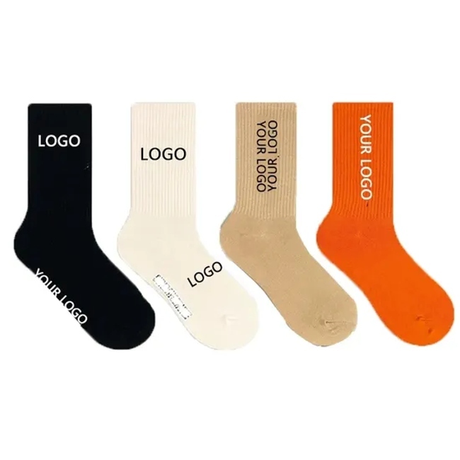 Low MOQ Design Ankle Sports Breathable Custom White Cycling Socks for Men