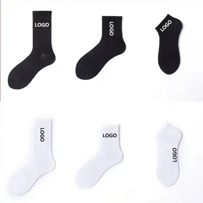 High Quality Custom Logo Men Socks Colorful Sport Combed Cotton Socks Unisex