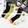 Autumn Absorb Sweat Breathable Pure Cotton Knitting Women s Socks Custom Logo Colour Crew Socks For Unisex