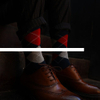 Customization Top Quality Cotton Men s Classic Style Geometric Design Knitting Breathable Anti odor Business Dress Crew Socks
