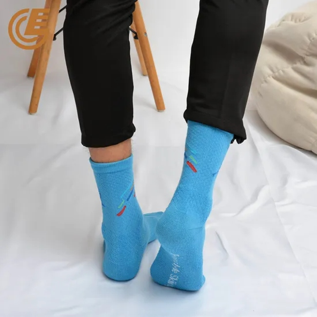 Simple Design MID-Tube Comfortable Anti-Bacterial Athletic Sports Compression Socks