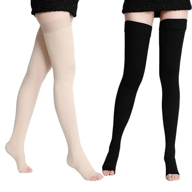 Hospital Long Compression Knee Recovery Socks