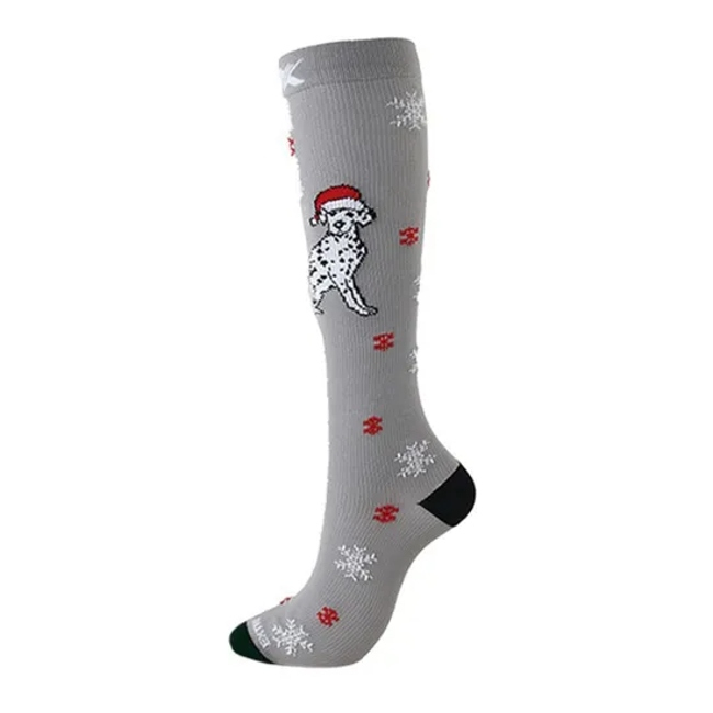0046 Calf Sports Adult Compression Pressure Socks Over-The-Knee Socks