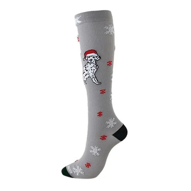 0046 Calf Sports Adult Compression Pressure Socks Over-The-Knee Socks