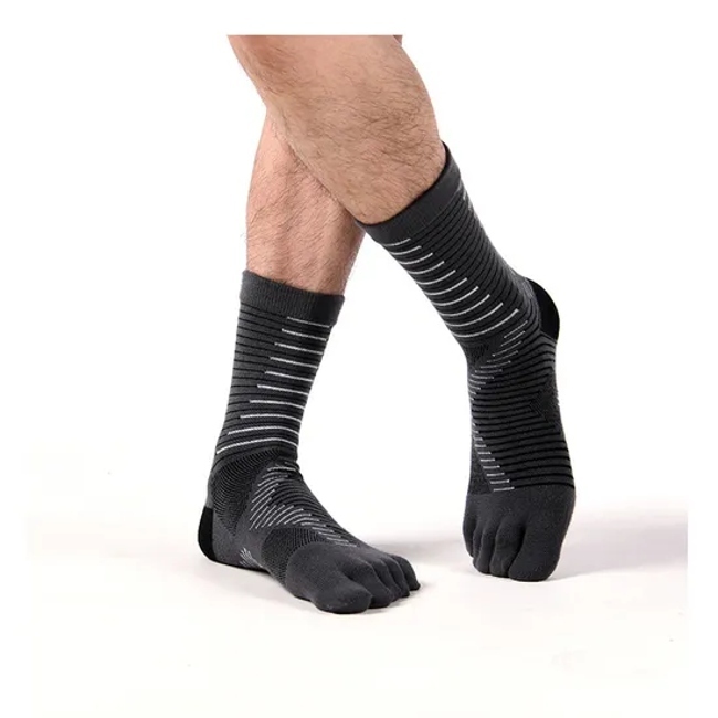 Customized MID Tube Socks Coolmax Quick Drying Outdoor Compression Marathon Socks