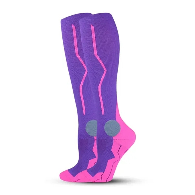 Custom Logo Compression Socks for Athletes and Runners