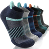 Custom Merino Wool Ankle Running Hiking Compression Breathable Thick Cushion No Show Men Socks