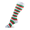 Christmas Compression Stockings Men′s and Women′s Casual Nylon High Elastic Socks