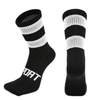 Custom OEM Crew Breathable Reflective Cycling Socks Ultralight Outdoor Compression Running Sport Socks