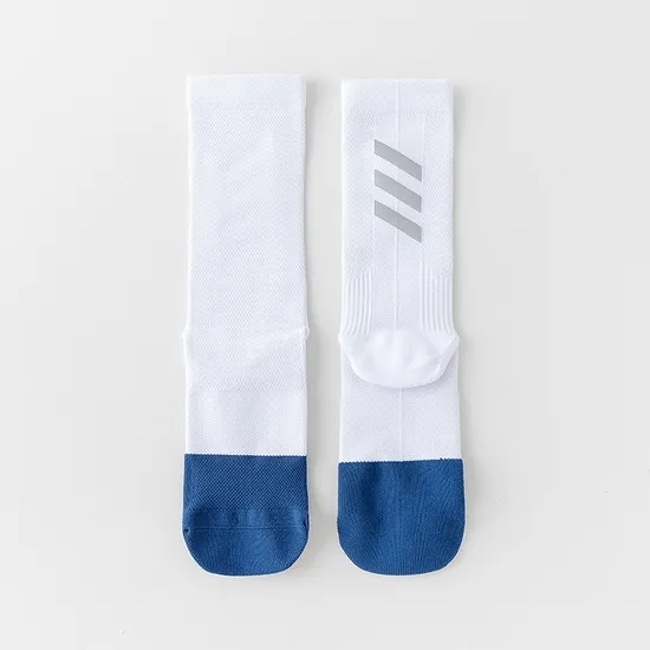 High Quality Quick Dry Custom Logo Socks Mountain Kids Bicycle Sports Socks Reflective Compression Bicycle Cycling Socks