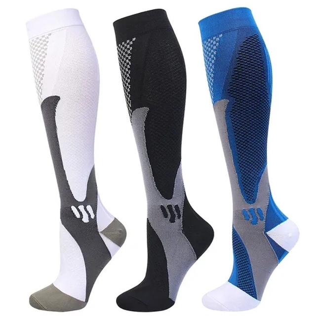 Brothock Compression Stockings Running Basketball Football Socks Nylon Anti-Swelling Stretch Outdoor Sports Compression Socks