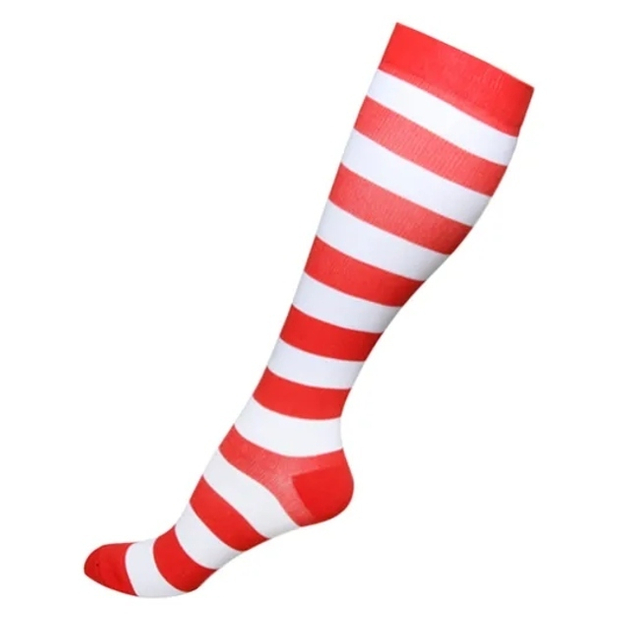 Sports Knee High Compression Socks Men Cycling Fitness Work-out Gym Running Football Soccer Custom Design Socks