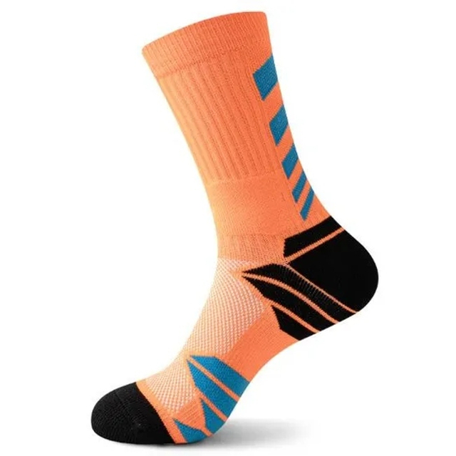 Custom Wholesale Cheap Men Sport Cotton Crew Compression Funny Fashion Jacquard Knitted Basketball Long Football Cycling Socks Manufacturer