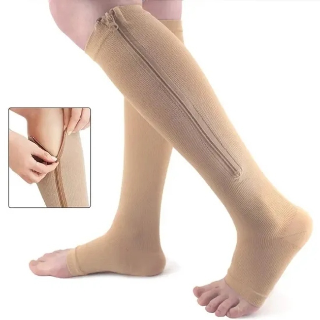 Hospital Long Compression Knee Recovery Socks