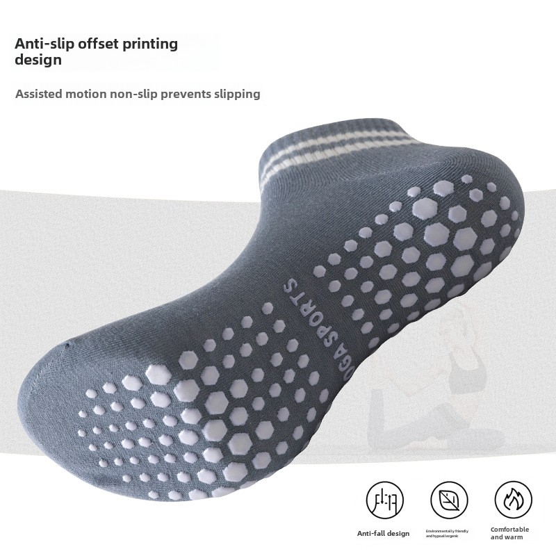wholesale prices Women Anti-Slip Sock trampoline Yoga Sock Cotton Breathable Short Socks Elasticity Sport Boy Girl Outside 
