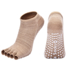 wholesaler New Socks Candy Color Striped Yoga Cotton Mid-calf Bottom Non-slip Pilates Socks Indoor Gym Dance Fitness Sports 