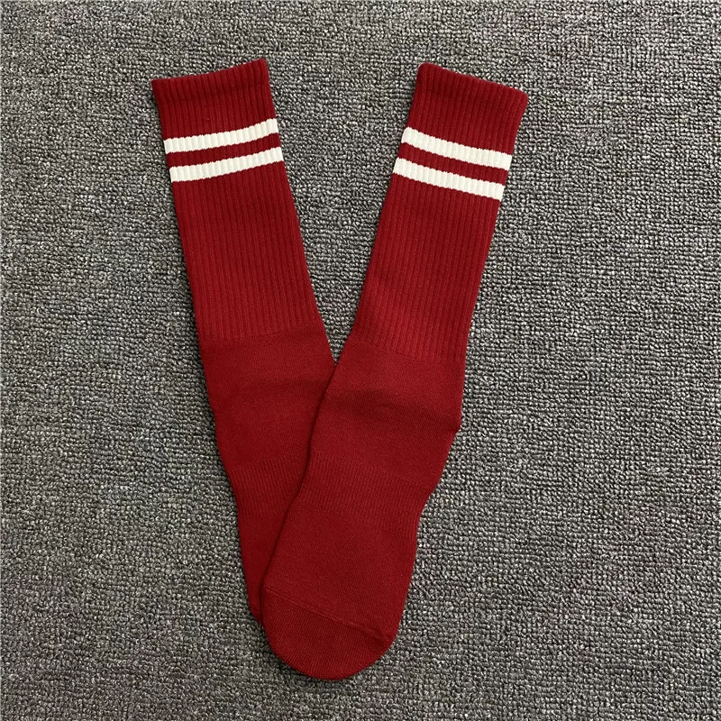 quality assurance Combed Cotton Men's Socks Spring and Autumn Compression Socks Fashion Colorful Square Happy Dress Socks Men 