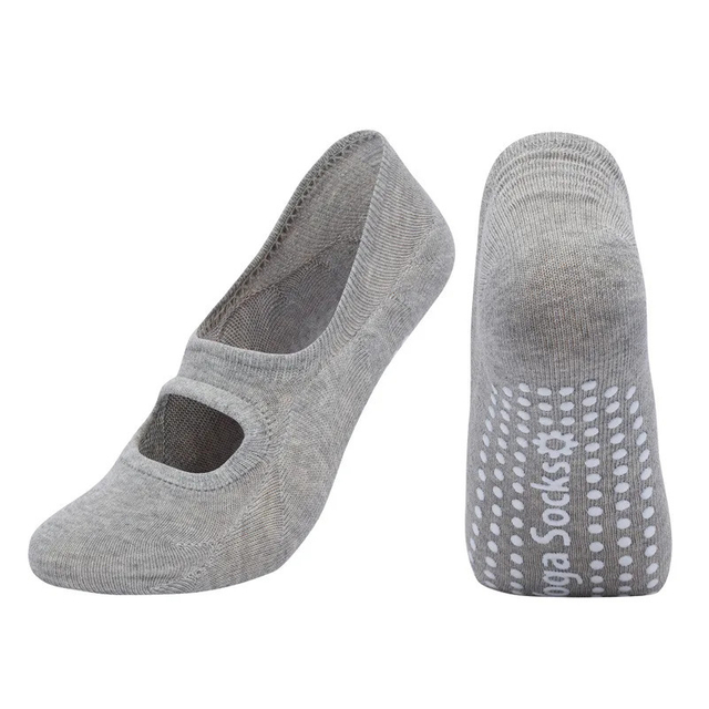 Price-conscious Silicone Non-slip Yoga Socks Women Large Size Backless Breathable Sports Socks Solid Color Cotton Invisible 