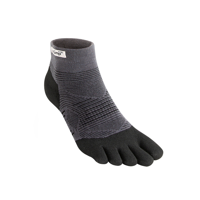 established buyer Five-finger Socks Low-thin Running Blister Prevention Stockings Coolmax Men Quick-drying Solid Color Cycling 