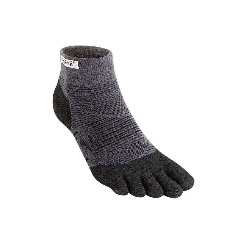 established buyer Five-finger Socks Low-thin Running Blister Prevention Stockings Coolmax Men Quick-drying Solid Color Cycling 