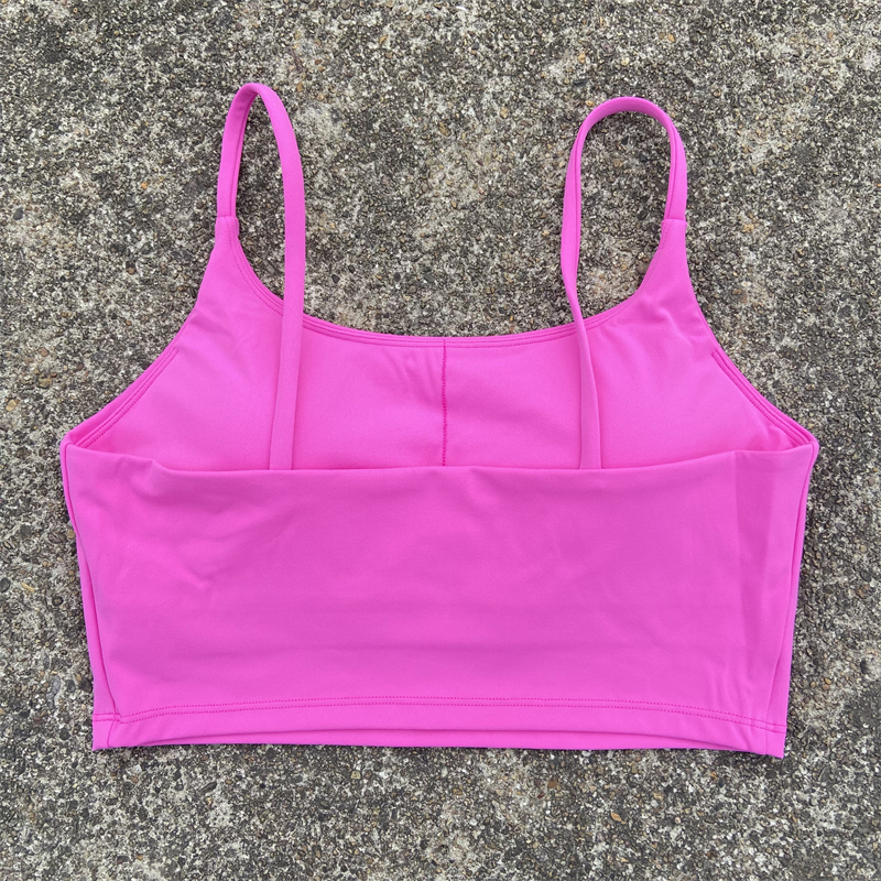online selling Sexy Backless Sports Bra Gym Workout Top Thin Slings Yoga Vest High Impact Fitness Bralette Crop Top Running 
