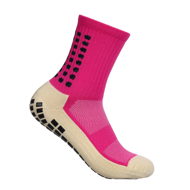 Affordable Option MagiMobo Grip Football Socks Glue Dispenser Men Mid Calf Socks Non Slip Running Sports 