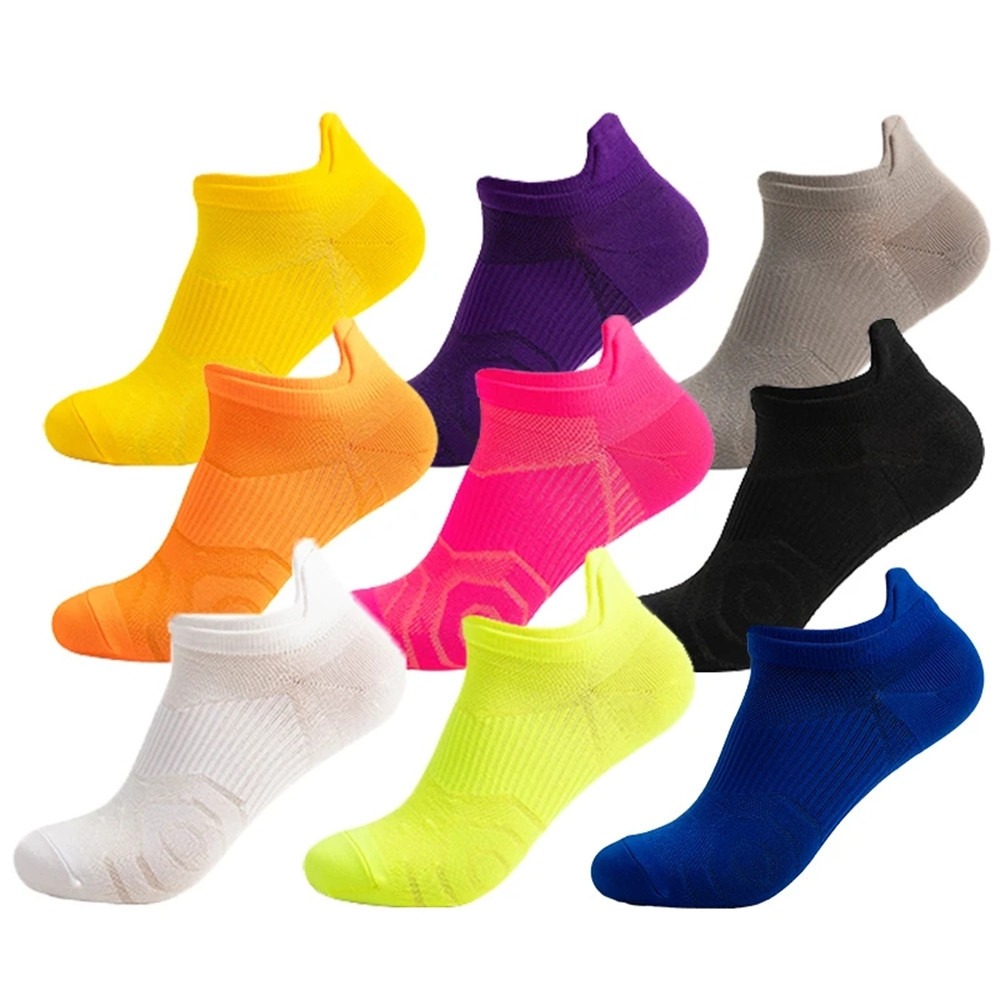 high-grade Men's Cotton Work Socks Cushioned Long Running Breathable Ankle Crew Socks Casual Socks for Men Cycling 