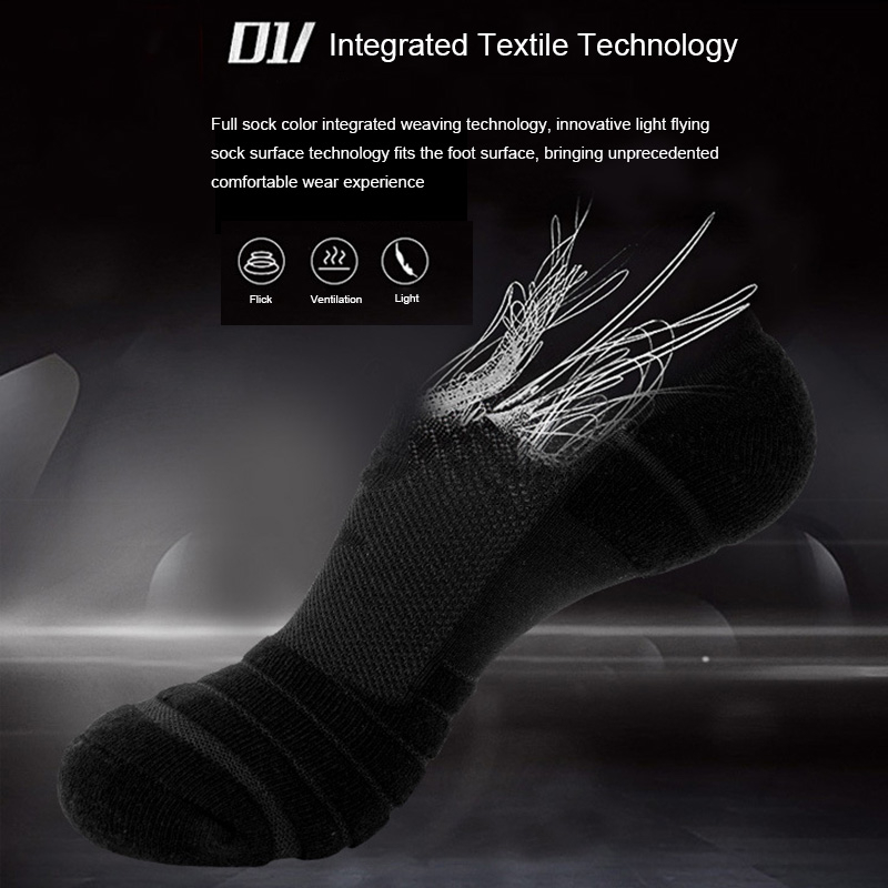 budget-friendly Professional Fitness Sports Socks Towel Bottom Non Slip Running Socks Men Women Short Quick Drying Basketball 