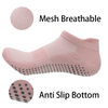 Price Reduction Yoga Socks Women Cotton Solid Color Short Mesh Breathable Professional Non-slip Floor Pilates Dance Sports Gym 